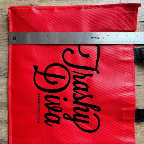 Trashy Diva~Red Shopping Tote Bag~New Orleans - Picture 4 of 5